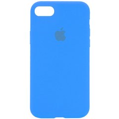 Чохол Silicone Case Full Protective (AA) для Apple iPhone SE (2020) Блакитний / Blue