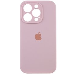 Чохол Silicone Case Full Camera Protective (AA) для Apple iPhone 13 Pro (6.1") Рожевий / Chalk Pink