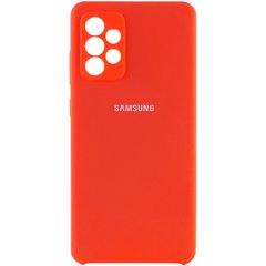 Чехол Silicone Cover Full Camera (AAA) для Samsung Galaxy A72 4G / A72 5G Красный / Red