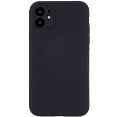 Чохол Silicone Case Full Camera Protective (AA) NO LOGO для Apple iPhone 12 (6.1") Чорний / Black