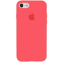 Чохол Silicone Case Full Protective (AA) для Apple iPhone 6/6s (4.7") Кавуновий / Watermelon red