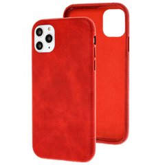 Уценка Кожаный чехол Croco Leather для Apple iPhone 11 Pro Max (6.5") Вскрытая упаковка / Red