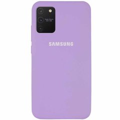 Чехол Silicone Cover Full Protective (AA) для Samsung Galaxy S10 Lite Сиреневый / Lilac