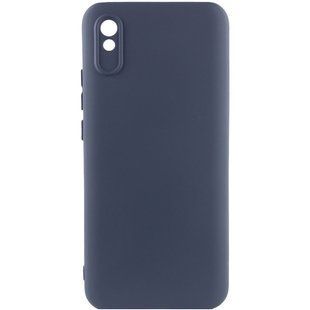 Чехол Silicone Cover Lakshmi Full Camera (AAA) для Xiaomi Redmi 9A Темно-синий / Midnight blue