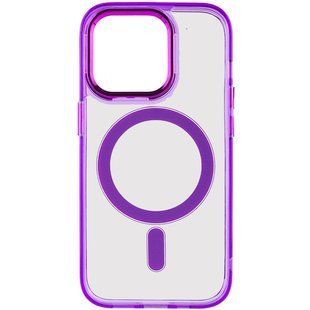 Чехол TPU Iris with MagSafe для Apple iPhone 14 Pro Max (6.7") Фиолетовый