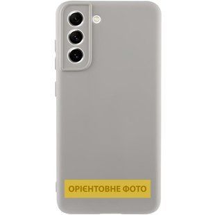 Чехол TPU GETMAN Liquid Silk Full Camera для Samsung Galaxy S22 Серый / Lavender