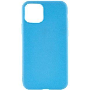 Силиконовый чехол Candy для Apple iPhone 14 Plus (6.7") Голубой