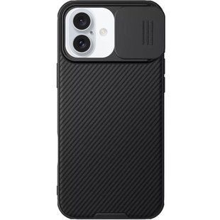 Карбоновая накладка Nillkin CamShield Pro для Apple iPhone 16 (6.1") Black