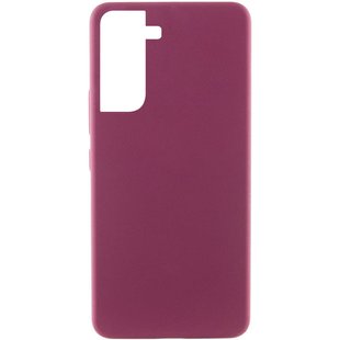 Чехол Silicone Cover Lakshmi (AAA) для Samsung Galaxy S22 Бордовый / Plum