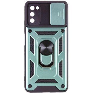 Чохол Ummi Camshield Serge Ring для Samsung Galaxy A03s Зелений / Green