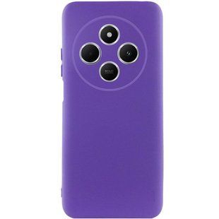 Чехол TPU GETMAN Liquid Silk Full Camera для Xiaomi Redmi 14C / Poco C75 Фиолетовый / Ultra Violet