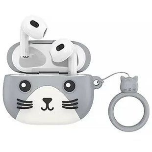 Бездротові TWS навушники Hoco EW46 Cat Face Case Mysterious Cat