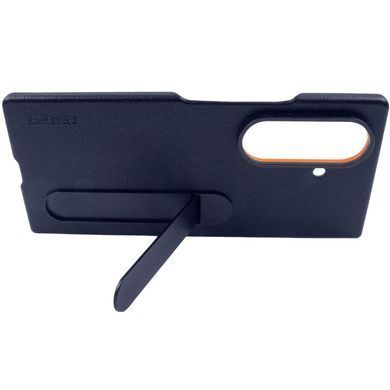 Уценка Кожаный чехол Leather Case (AAA) with stand для Samsung Galaxy Z Fold7 Вскрытая упаковка / Navy