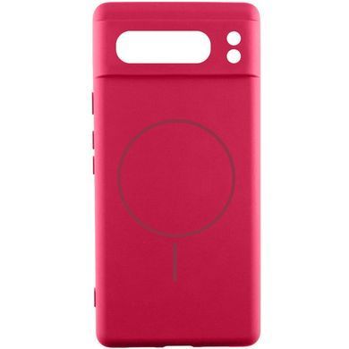 Чехол Silicone Cover Lakshmi Full Camera (AA) with MagFit для Google Pixel 8 Pro Красный / Rose Red