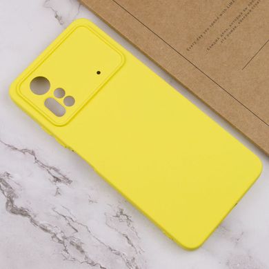 Чехол Silicone Cover Lakshmi Full Camera (A) для Xiaomi Poco X4 Pro 5G Желтый / Flash