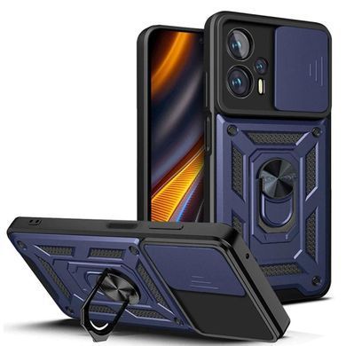 Чехол Ummi Camshield Serge Ring для Xiaomi Poco X4 GT Синий / Navy