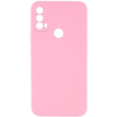 Чехол Silicone Cover Lakshmi Full Camera (AAA) для Motorola Moto E40 Розовый / Light pink