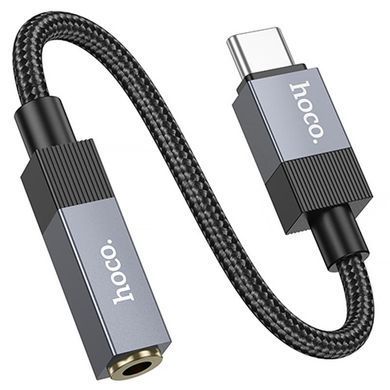 Переходник Hoco UPA32C Type-C to 3.5mm Black