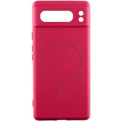 Чехол Silicone Cover Lakshmi Full Camera (AA) with MagFit для Google Pixel 8 Pro Красный / Rose Red