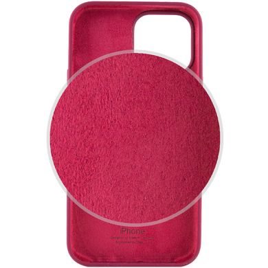 Чехол Silicone Case Full Protective (AA) для Apple iPhone 15 Pro Max (6.7") Бордовый / Maroon