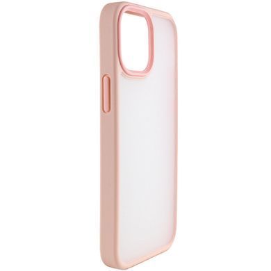 TPU+PC чехол Metal Buttons для Apple iPhone 15 (6.1") Розовый / Pink