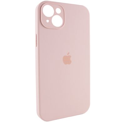 Чехол Silicone Case Full Camera Protective (AA) для Apple iPhone 15 Plus (6.7") Розовый / Pink Sand