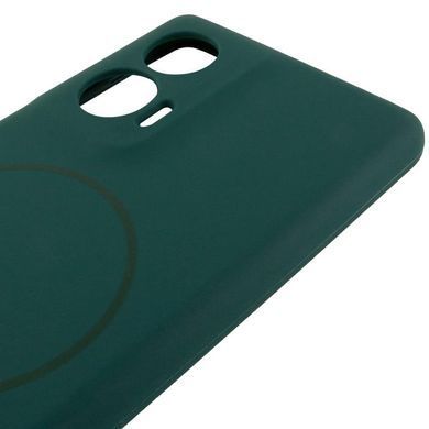 Чохол Silicone Cover Lakshmi Full Camera (AA) with Magnetic Fit для Motorola Edge 50 Fusion Зелений / Dark green