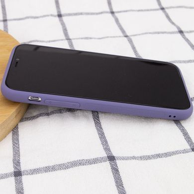 Шкіряний чохол Xshield для Apple iPhone 13 Pro Max (6.7") Сірий / Lavender Gray