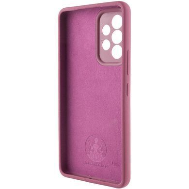 Чехол Silicone Cover Lakshmi Full Camera (AAA) для Samsung Galaxy A52 4G / A52 5G / A52s Бордовый / Plum