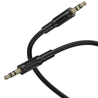 Аудіо кабель Aux Borofone BL25 Nice (1m) Black