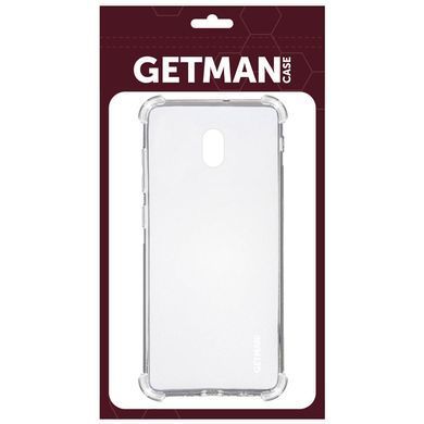 TPU чехол GETMAN Ease logo усиленные углы для Xiaomi Redmi 8a Бесцветный (прозрачный)