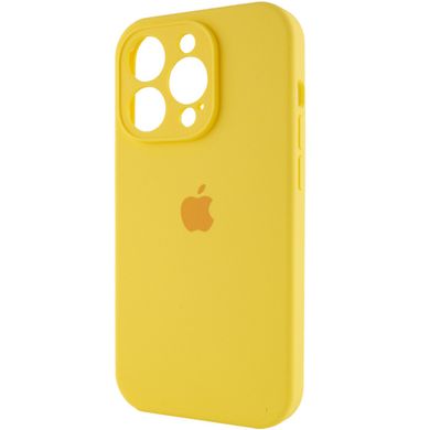 Чохол Silicone Case Full Camera Protective (AA) для Apple iPhone 15 Pro Max (6.7") Жовтий / Yellow