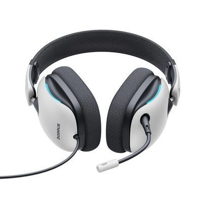 Накладные наушники Baseus OS GoPlay 1+ Max Gaming (USB-A/2m) (A00181003213-00) Moon White