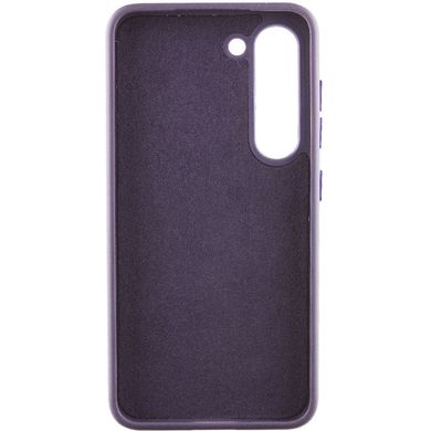 Кожаный чехол Bonbon Leather Metal Style для Samsung Galaxy S22+ Фиолетовый / Dark Purple