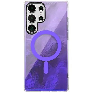 Чехол TPU Shiny Mountain (MagFit) для Samsung Galaxy S26 Ultra Purple