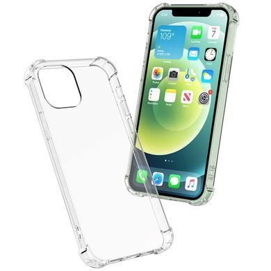 TPU чохол GETMAN Ease logo посилені кути для Apple iPhone 12 Pro Max (6.7") Безбарвний (прозорий)