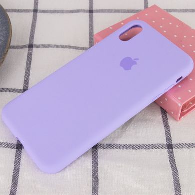 Чохол Silicone Case Full Protective (AA) для Apple iPhone XR (6.1") Бузковий / Dasheen
