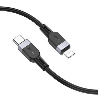 Дата кабель Hoco X109 Energy silicone Type-C to Lightning (3m) Black