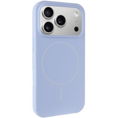 Чехол Silk Full Protective (AA) NO LOGO with Magnetic Fit для Apple iPhone 17 Pro Max / 18 Pro Max Голубой / Lilac Blue
