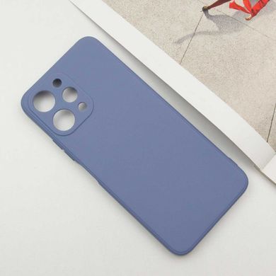 Силиконовый чехол Candy Full Camera для Xiaomi Redmi 12 Голубой / Mist blue
