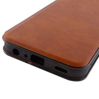 Шкіряний чохол-книжка Belora для Xiaomi Redmi 13C / Poco C65 Brown