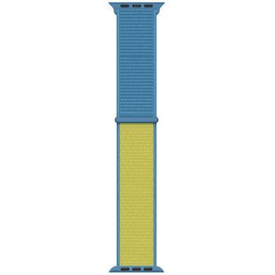 Ремешок Nylon для Apple watch 38mm/40mm/41mm Blue / Yellow