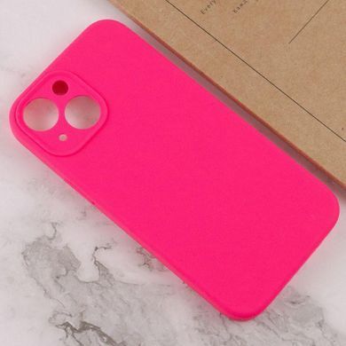 Чехол Silk Full Camera Protective (AA) NO LOGO для Apple iPhone 13 (6.1") Розовый / Barbie pink