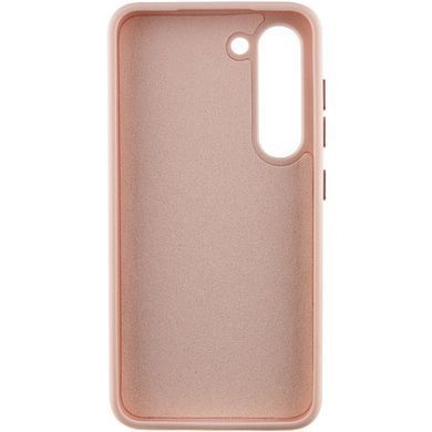 Шкіряний чохол Bonbon Leather Metal Style для Samsung Galaxy S23 Рожевий / Light pink