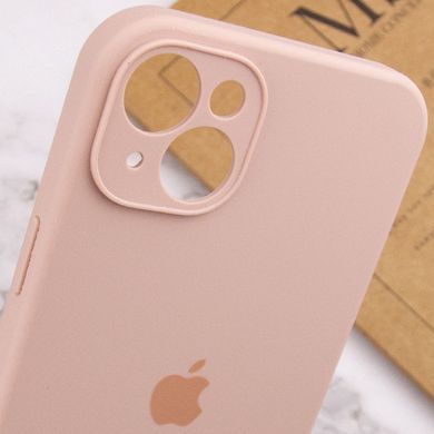 Чохол Silicone Case Full Camera Protective (AA) для Apple iPhone 15 Plus (6.7") Рожевий / Pink Sand