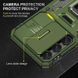 Ударостійкий чохол Camshield Army Ring для Samsung Galaxy S21 Оливковий / Army Green фото 2