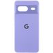 Чехол Silicone Cover Lakshmi Full Camera (AAA) with Logo для Google Pixel 8a Сиреневый / Dasheen фото 1