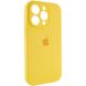 Чохол Silicone Case Full Camera Protective (AA) для Apple iPhone 15 Pro Max (6.7") Жовтий / Yellow фото 2