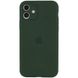 Чохол Silicone Case Full Camera Protective (AA) для Apple iPhone 12 (6.1") Зелений / Cyprus Green