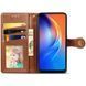 Кожаный чехол книжка GETMAN Gallant (PU) для TECNO Spark 10 Pro Коричневый фото 3